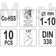 Yato cobalt csigafúró klt. 10r.