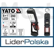 LED lámpa elemes (8+1 LED) 3x1,5 V YATO