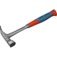 Palázó kalapács kovácsolt, mágneses ; egy darabban kovácsolt nyéllel, 576g, két komponensű gumírozott/műanyag markolat
