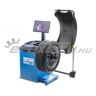 Automata centírozó kerékkiegyensúlyozó gép, lézeres, nagyméretű LED kijelző, 24 coll