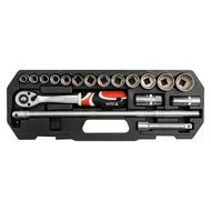 Dugókulcs készlet 18 részes, 1/2": 11-32 mm YATO