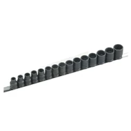 Légkulcsfej klt. 1/2" 15 db 12 lapú rövid Genius 