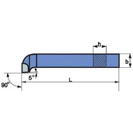 Homlokélű esztergakés, forrasztottlapkás ISO5 P20J 16x16