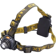 LED fejlámpa, 3 W, CREE XPE, 120 Lumen; szenzorral, cseppálló, 3 funkció (teljes/fél fényerő, villogás), elem nélkül