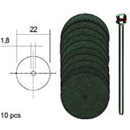 Proxxon vágókorong 10 db befogóval 22 mm 28 810