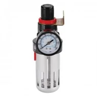 Levegőszűrő nyomásszabályozóval és manométerrel, max. 8 Bar, 1/4", max. 60°C, 90ml