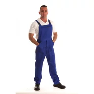 ECOblue kevertszálas mellesnadrág - kék kertésznadrág