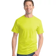 GILDAN Ultra Cotton Adult Safety Green láthatósági póló