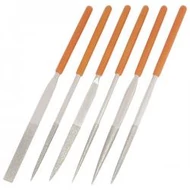 Tűreszelő klt. gyémántozott; 6db, 4×160×50mm, HRC38-42 szénacél, 100% krómozott
