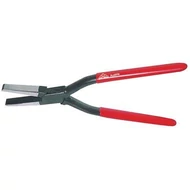 STUBAI Bádogos laposfogó PVC nyél, 240 mm fogazás nélküli