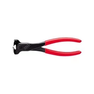 Knipex Előlcsípő fogó, fekete, políro műa. bevonatos markolat, 180mm