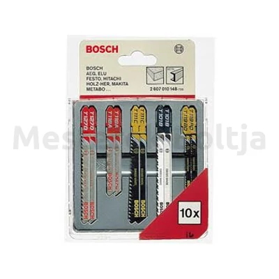 Bosch szúrófűrészlap készlet fa/fém 10r.