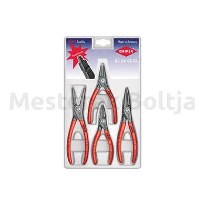 Knipex Precíziós zégergyűrű fogó készlet