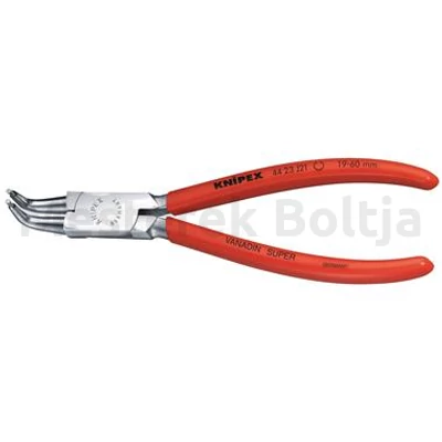 KNIPEX Zégergyűrű fogó belső gyűrűhöz 130 mm , hajlított 