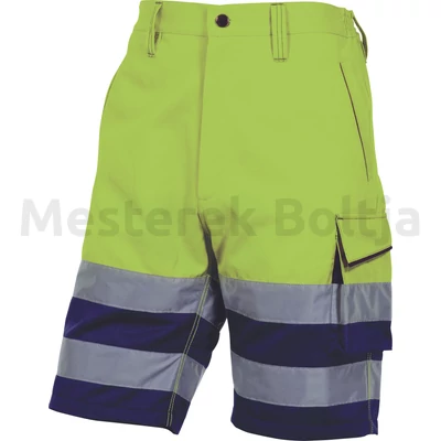 DELTA PLUS Panostyle Hight Visibility fluo sárga bermuda nadrág