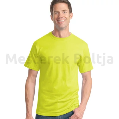 GILDAN Ultra Cotton Adult Safety Green láthatósági póló