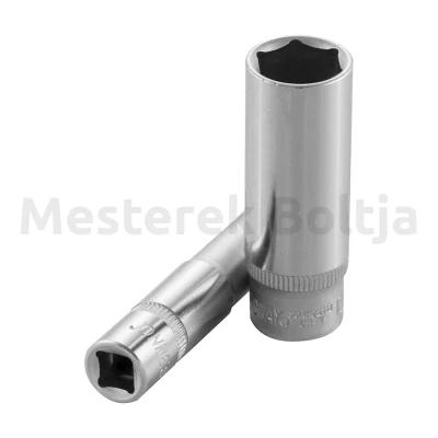 Jonnesway kézi dugókulcsfej 1/4" 6 lap hossz 8mm