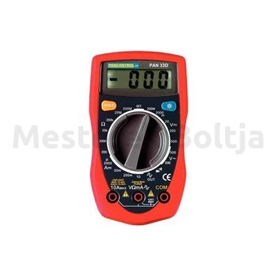 Digitális multiméter pan 33d 0,1mV-250V